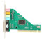 Carte Son PCI, Carte Son Audio Surround stéréo Interne 4 canaux Karte CMI8738, pour Ordinateur de Bureau, Compatible avec 98/2000 / XP/NT