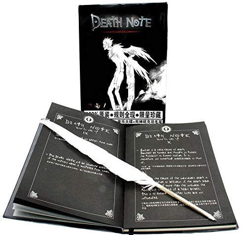 GUGUBU Death Note Buch Cosplay Notizbuch mit Federstift Kira