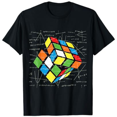 Zauber Würfel, Physik, Mathematik, Nerd, Cube Design T-Shirt