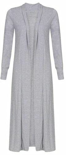 Urban Fashion Ladies Maxi Long Length Boyfriend Women Cardigan Collared Top Long Full Sleeve Floaty Duster Jacket Coat Blazer