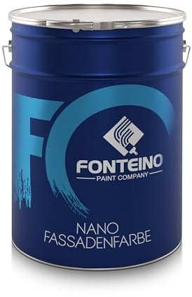 Peinture Façade extérieur - Protection Hydrofuge mur, crépi contre Intemperie, Pollution urbaine - Aspect Mat - Gris clair 10L