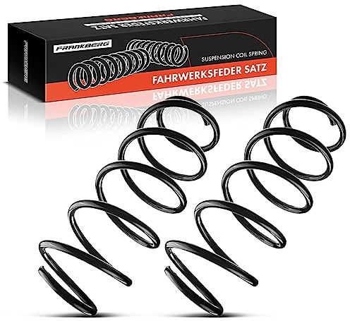 Frankberg 2x Ressorts de suspension Essieu Avant Compatibles avec 207 WA WC 2006-2015 207 CC WD 207 SW WK 2007-2013 Remplacer# 5002KE
