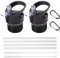 PHULWEL Standard Size Straw Lid for Hydro Flask Standard Mouth and Simple Modern Ascent Bottle, Sports Caps Water Bottle Accessories Top Replacement Straw Lid- 2 Pack
