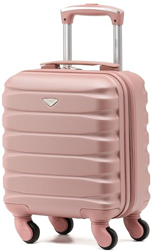 Flight Knight 40x30x20 Cabin Bag for Wizz Air, Carry On Suitcase for Over 100 Airlines, Maximum Size for Vueling, Lightweight Small Durable Cabin Bag, ABS Hard Shell, 10 KG Hand Luggage