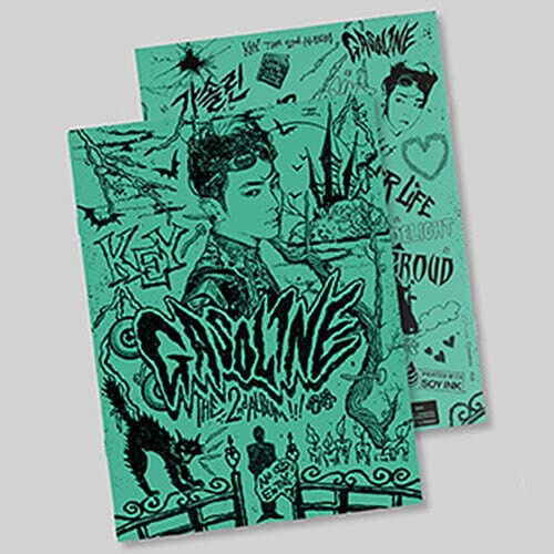 (BOOKLET Ver.) SHINEE KEY [GASOLINE] 2nd Album ( CHAPTER 1 Ver. )+1ea Store Gift Card K-POP SEALED