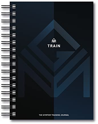 GYMTIER Workout Training Journal - A5 Gym Fitness Log Diary - 200 Pages Track your workouts - One Rep Max Tracker - Body Weight Goals & Tracking