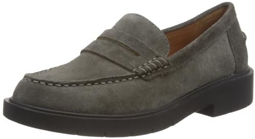 Geox Damen D Spherica Ec1 Moccasin, Dk Grey, 38 EU