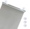 KGUDYS Sonnenschutz Rollo mit saugnäpfen,thermische verdunkelungs rollos,temporäre jalousien,einziehbare tragbare vorhänge,sichtschutz für innenräume,blickdichte,Grey-68x125cm/27x49in