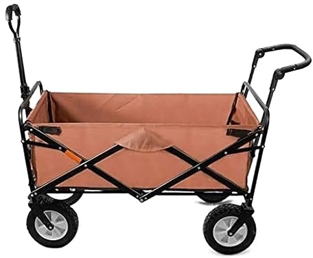 Bollerwagen Faltbar Handwagen Campingwagen Home Klappbarer Gartenwagen, Robuster Wagen, Einkaufswagen Für Outdoor, Camping, Angeln, Zugwagen Mit 4 Rädern Strandwagen Transportwagen