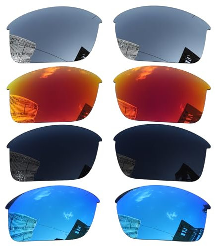 Acefrog 4 Pairs Polarized Replacement Lenses for Oakley Bottlecap Sunglasses, Perfectly Fit, Shatterproof, Anti-scratch, Value Pack