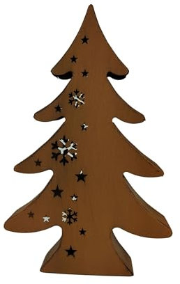 Metall Weihnachtsbaum Tanne rost Deko Tannenbaum 40cm