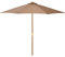 Outsunny 3(m) Garden Parasol, Pulley Operated Patio Umbrella, Wooden Parasol, Table Market Umbrella with Rope Pulley Mechanism and 8 Ribs, Khaki