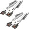 SOTECH 2 Paar FullSlide Vollauszüge UV2-35-K1D-L250-SC für 2 Holzschubladen 250 mm Schubladenschienen belastbar bis 35 Kg pro Paar