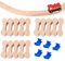 GFTCGK 15 Stück Gleisverbinder, Holzschienen Adapter Verbinder, Verbindungsstück Holzeisenbahn, 5 Stück Kompatibler Adapter, Zuggleisverbinder, Holzbahnverbinder