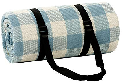 Picknickdecke, kariert, extra groß, dick, wasserdicht, sanddicht, Stranddecke, Picknickmatte mit Riemen, tragbar, faltbar, karierter Outdoor-Teppich for Camping, Wandern, Reisen, Gras, Xl, Xxl, Xxxl(B