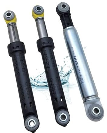 LICHTBLAU 3er Set SUSPA Stoßdämpfer 7381924 für Miele Waschmaschine I Vibrationsdämpfer 8mm Bohrung 120N / 75N 07381920 I Ersatzteil Waschmaschinendämpfer