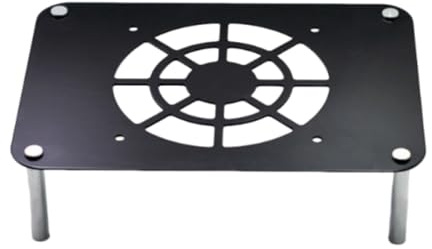 MotiveTech Cooling Stand for Routers And Multiuse Heat Management Rack for Office Space, Black