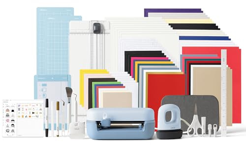 Cricut Joy™ 2 Ultimate Bundle + Digitale Inhalte, Intelligente kompakte Schneidemaschine mit Heißpresse für DIY-Bastelprojekte, individuelle Karten, Aufkleber & Etiketten