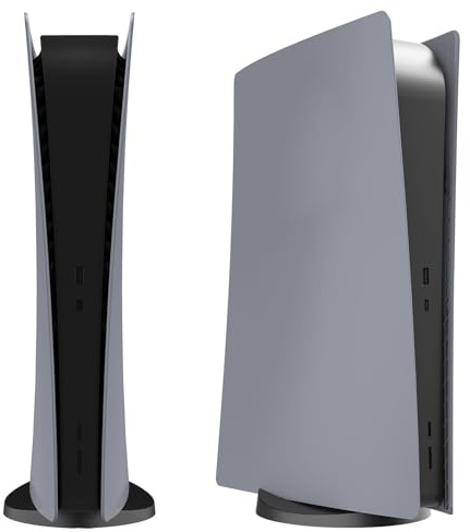 Digital Edition - Cover per console PS5, accessori compatibili con PlayStation 5, pannelli protettivi di ricambio (grigio)