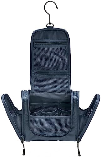 TRABONA Kulturbeutel zum Aufhängen für Herren - Waschtasche für Männer Premium-Qualität - Reise Kulturtasche mit verbessertem Konzept [2025]