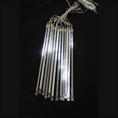 Lichterregen Meteor 360 LED 12 Stangen á 45cm Gesamtlänge 6,6m - 10m Zuleitung Kaltweiss innen & außen IP44