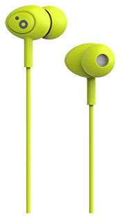 Sunstech Pops | Auricular estéreo TPE con micrófono. Color Verde