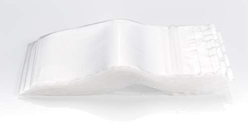 Sachets Zip transparent - Lot de 1000 (10 x100 sachets) - épaisseur 50 microns - Haute qualité - tailles au choix (150mm x 180mm)