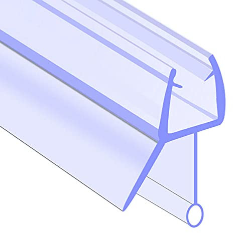ECOSPA Rubber & Plastic/Shower Screen Seal Strip for 4-6mm Straight Glass Screens or Doors • Seals Gaps Between 3-6mm