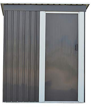 Panana Metal 3x5' Steel Sheds Outdoor Garden Tools Storage Shed(No Base) (3x5')