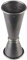 Buddy's Bar - Mesure de bar, 2,5 cl / 5 cl double mesure, mesures intérieures 1,5 cl / 3,5 cl, de haute qualité, qualité alimentaire, jigger pour mesurer les ingrédients des cocktails, inox antique