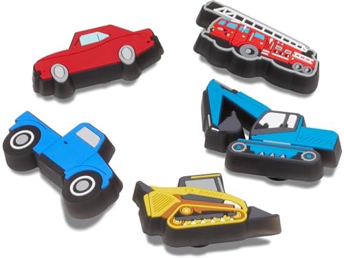Crocs Unisex Beleuchtet Autos und Lastwagen Schuhanhänger, Mehrfarbig