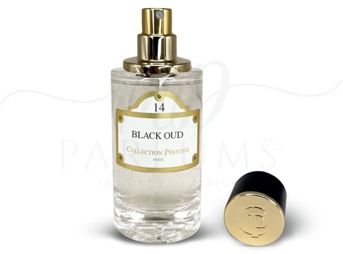 MDPARFUMS Eau de Parfum Black Oud, 50 ml, hergestellt in Frankreich I Black Oud Nr. 14 – Kollektion Prestige Paris I Parfüm für Herren