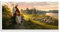 SEVOJO Jesus Christus Schäferhund Leinwand-Wandkunst – Modernes religiöses Gott-Poster HD-Druck Gemälde Bild Kunstwerk für Schlafzimmer Wohnzimmer Dekor ungerahmt (40,6 x 78,7 cm, YS-A)
