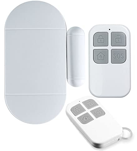 Sensore di Allarme Wireless per Porta E Finestra 130db con 2 Telecomandi Antifurto Esperto di Sicurezza Privata Adatto A Casa, Cortile, Negozio