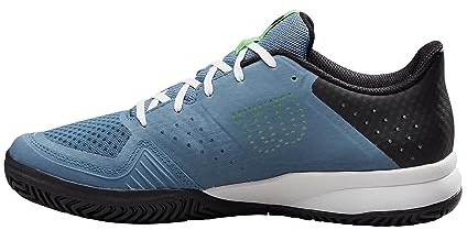 Wilson Kaos Stroke 2.0, Sneaker Uomo, China Blue/Black/Classic Green, 44 EU