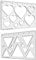 Inlay Template Set, Decorative Templates and Router Template for Woodworking，Router Jig Template (1P Heart+1P Triangle)