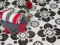 PVC Bodenbelag Vinylboden in nostalgischem Retro Design, Zuschnitt (2m breit, 1m lang)