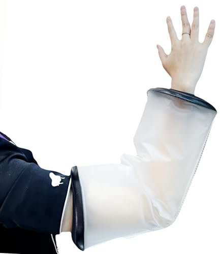 KEEFITT PICC Line Housse de douche extra large pour haut du bras, housse de douche imperméable pour chimiothérapie, chirurgie du coude, blessure du bras