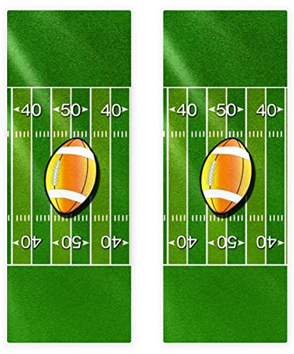 WOSHJIUK 2 Pack Microfiber Gym Towels,American-Football-Feld,Cooling Towel Ice Towel Super Absorbent for Neck Sweat Towels