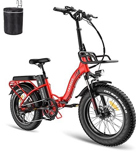 Fafrees F20 MAX Fatbike Herren E-Bike Klapprad mit 48V 22,5AH Akku [ Offiziell ] Damen E Bike 20 Zoll Ebike, Elektrofahrrad 54N.m Mountainbike, Electric Bike Foldable 150kg