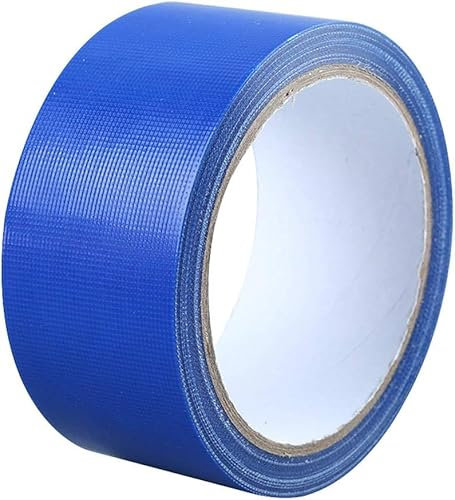 ZAZRA® Duct Tape - Strong Gaffer Tape Heavy Duty Adhesive Cloth Tape Super Sticky & Waterproof Gaffa Tape High Strength Duct Adhesive Cloth Repair Tape 48mm x 10m (Pack 1) (BLUE)