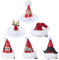 FINDIR 6 Stück Mini Weihnachtsmütze Haarspangen Weihnachten Haarschmuck Haarklammern Mädchen Weihnachten Nikolausmütze Haarklammern für Weihnachtsdekoration Parteistützen
