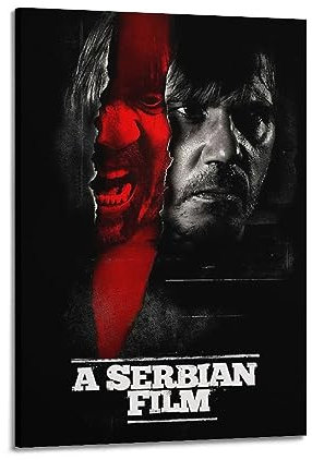 VZRSQZK Serbisches Filmposter, dekoratives Gemälde, Leinwand-Wandposter und Kunstdruck, modernes Familienschlafzimmer-Dekor-Poster, 60 x 90 cm