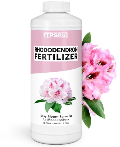 Rhododendron Fertilizer – Liquid Plant Food for More Blooms, Rich Green Leaves & Stronger Root Development, 32 oz