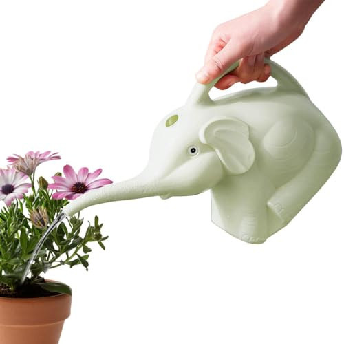 Zasdvn Arrosoir d'intérieur éléphant pour d'intérieur - Arrosoir à bec verseur - Arrosoir fantaisie pour d'intérieur - Arrosoir à long nez - Bouilloire de jardinage