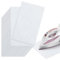 Briwooody 30 Pcs 6 x 10 Inch Hot Iron Cleaner Sheets Faultless Cream Stainless Steel Soleplate Iron Cleaner Kit Lining Cloth
