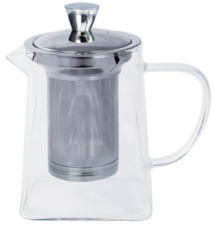 Cristel - Théière Rooibos en verre boroscilicate avec filtre inox dévissable 1,2 L - CRISTEL