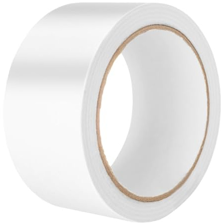 Nogeqi Transparent Weather Stripping Tape 2 Inch X 65.6 Ft Winter Ac Window Sealing Tape Kit Window Air Conditioner Insulation Clear Masking Tape for Shower Glass Gaps and Doors Windows Windproof