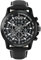 PINDOWS Armbanduhren für Herren, analoge Chronograph-Quarzuhren für Herren, wasserdicht, Business- und Freizeitkleidung mit schwarz-braunem Lederband