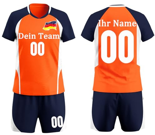 Benutzerdefiniertes Volleyball Trikot mit Name und Nummer des Teams für Mädchen und Frauen Volleyball Shirt Personalisiert
